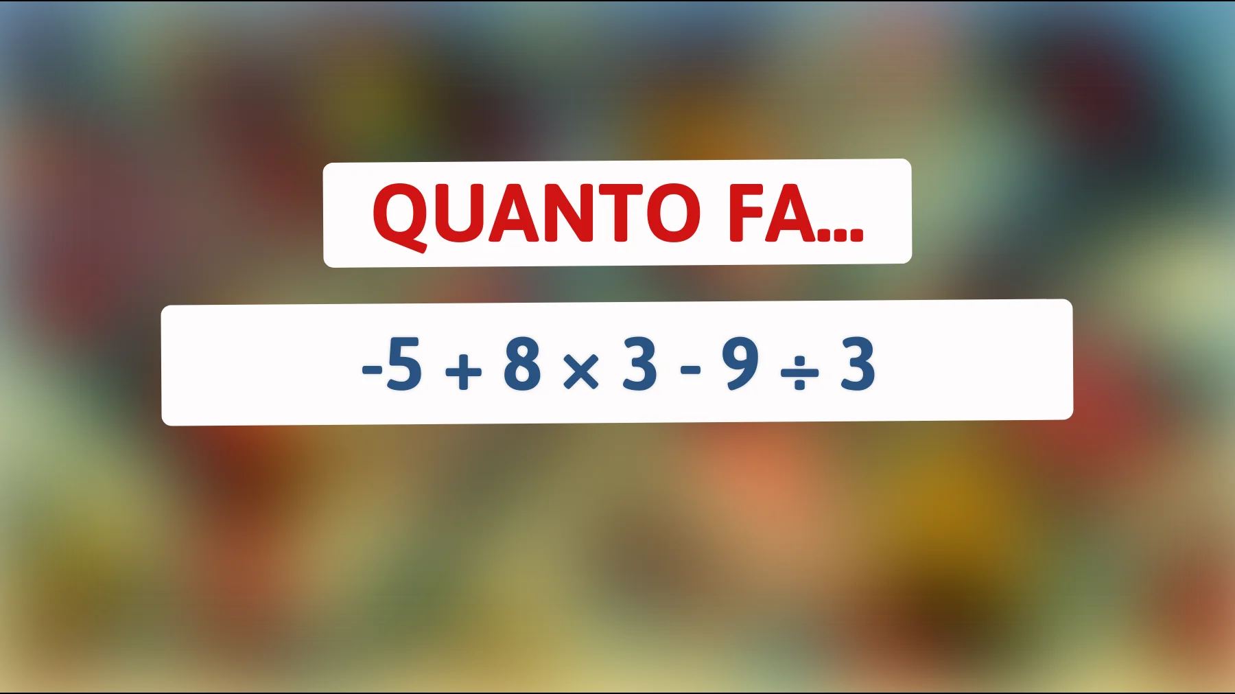 Scopri il rompicapo matematico che solo una mente davvero brillante può risolvere: sai trovare la soluzione?"