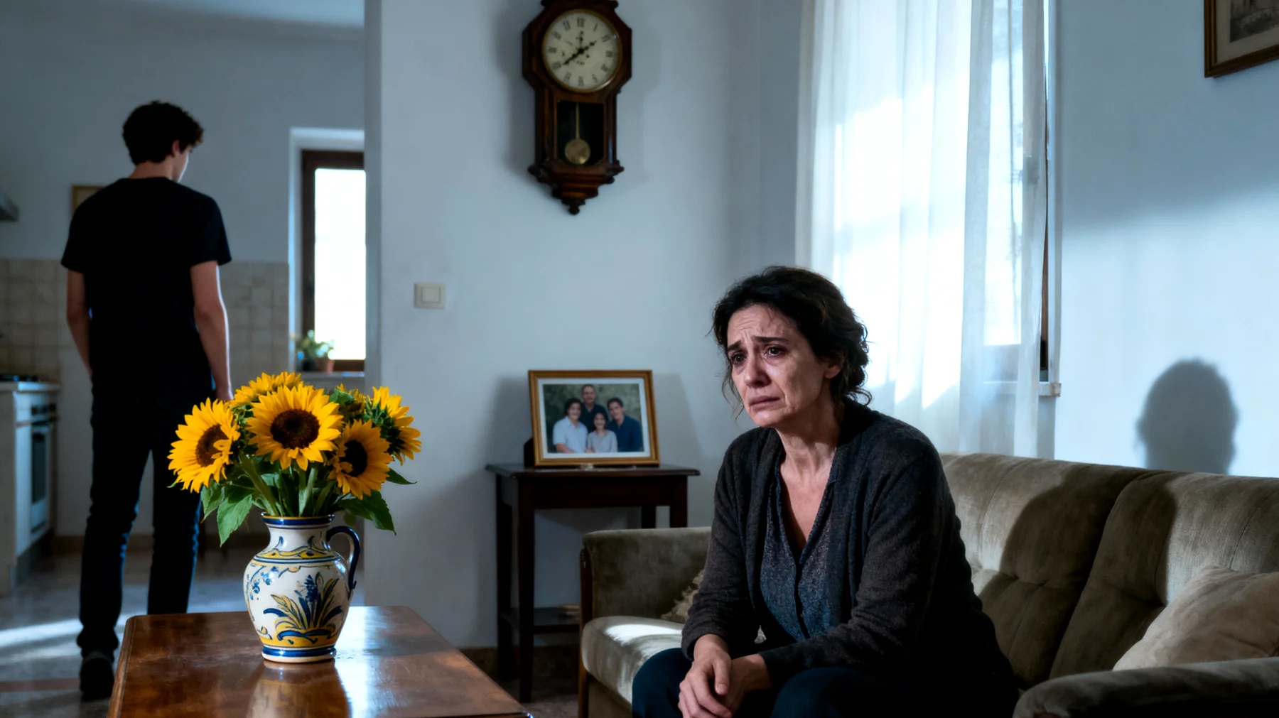 Una mamma si trova ad affrontare la crescente distanza emotiva del figlio giovane adulto che, nella ricerca della propria indipendenza, ha sviluppato un distacco eccessivo, evitando il dialogo profondo e mostrando freddezza nei rapporti familiari, lasciando la madre con un senso di esclusione e preoccupazione per la perdita del legame affettivo che un tempo li univa"